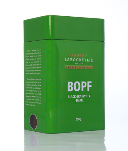 Damro Labookellie BOPF Tin 200g (Black Grainy Tea Small)
