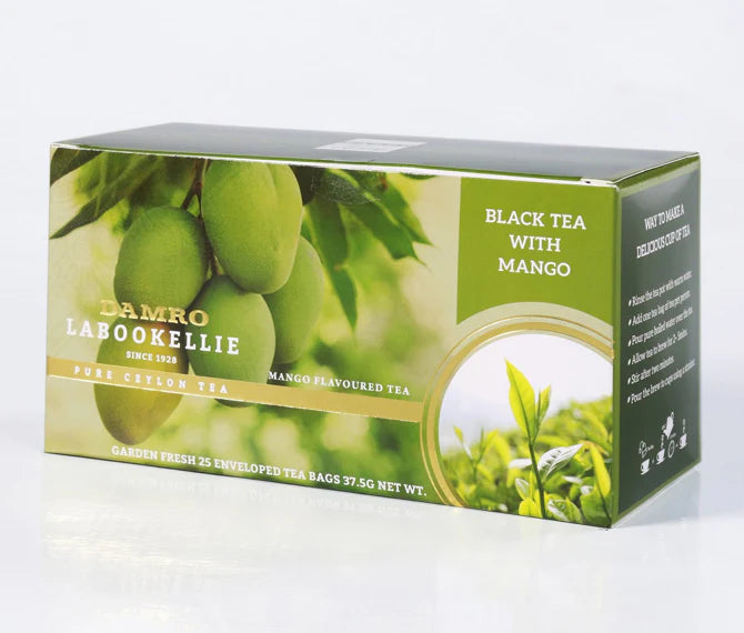 Damro Labookellie Black Tea with Mango - 25 Tea Bags