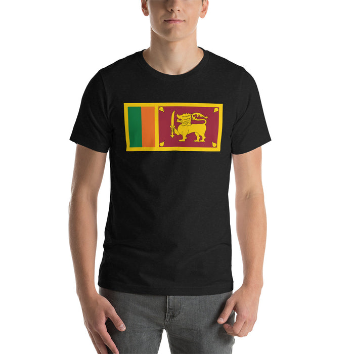 Sri Lankan Flag Short-sleeve unisex t-shirt