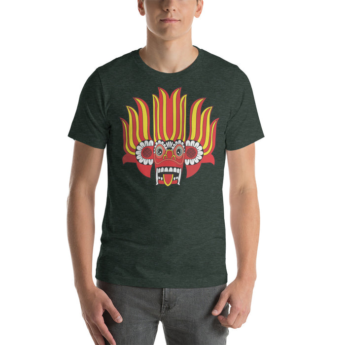 Sri Lankan Fire Devil - Short-sleeve unisex t-shirt -  Design #01